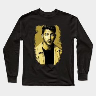 Nick Jonas Vexel Art Long Sleeve T-Shirt